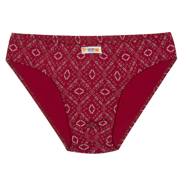 شورت اسلیپ مردانه آریان نخ باف کد a1361 رنگ قرمز