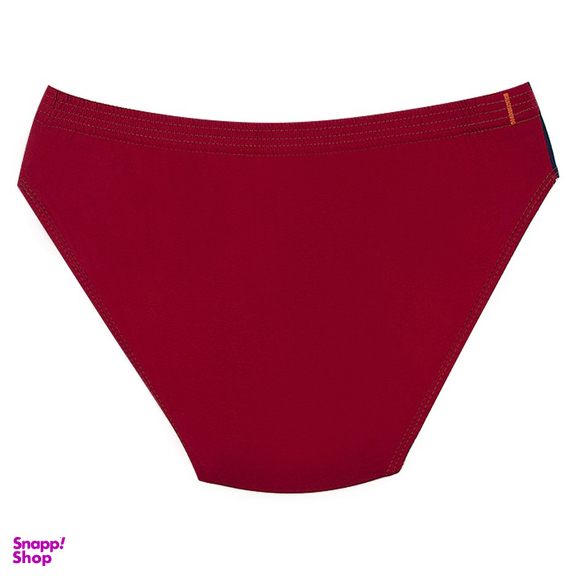 شورت اسلیپ مردانه تکه دوزی آریان نخ باف کد a1320 رنگ قرمز-سورمه ای