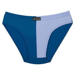 شورت اسلیپ مردانه تکه دوزی آریان نخ باف کد a1320 رنگ آبی روشن-تیره