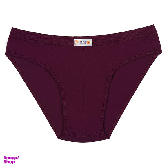 ست رکابی اسلیپ مردانه آریان نخ باف کد a1612 رنگ زرشکی