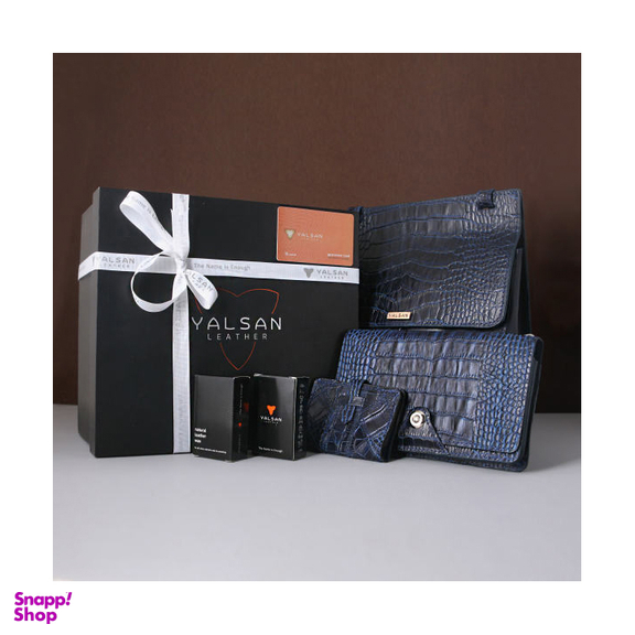 ست هدیه زنانه چرم یلسان (Yalsan Leather) مدل ساینا کد Rad-Chn-056-Gc