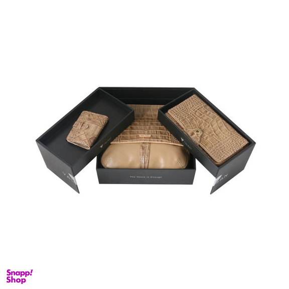 ست هدیه زنانه چرم یلسان (Yalsan Leather) مدل ساینا کد Rad-Chn-056-Gc