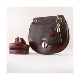 ست هدیه زنانه چرم یلسان (Yalsan Leather) مدل دلاریس کد Prm-Ats-057-Glgp