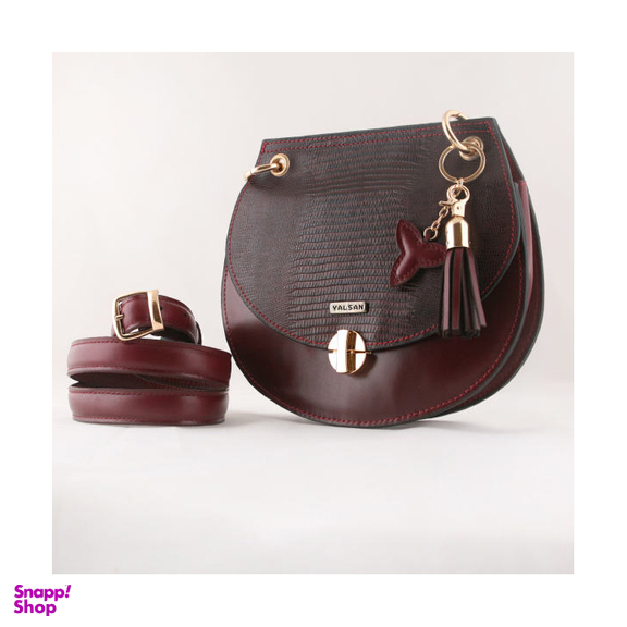 ست هدیه زنانه چرم یلسان (Yalsan Leather) مدل دلاریس کد Prm-Ats-057-Glgp
