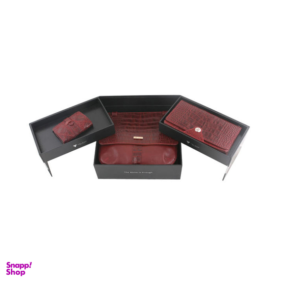 ست هدیه زنانه چرم یلسان (Yalsan Leather) مدل ساینا کد Rad-Chn-056-Gc