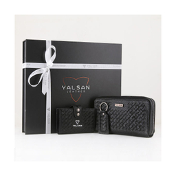 ست هدیه زنانه چرم یلسان (Yalsan Leather) مدل غزال کد Kzh-Nhl-060-Bf