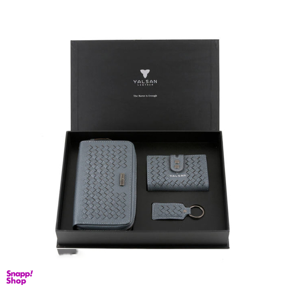 ست هدیه زنانه چرم یلسان (Yalsan Leather) مدل غزال کد Kzh-Nhl-060-Bf