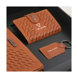 ست هدیه زنانه چرم یلسان (Yalsan Leather) مدل غزال کد Kzh-Nhl-060-Bf