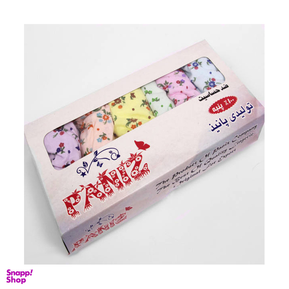 شورت زنانه پانیذ (Paniz) مدل My3265Xl بسته 6 عددی