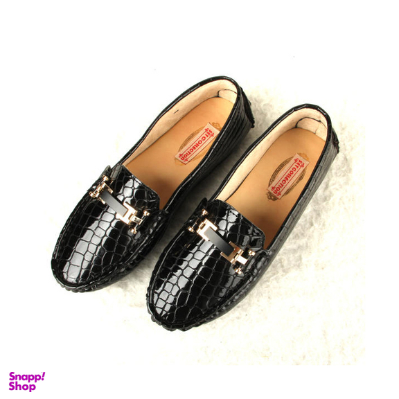 کفش کالج زنانه ست کالکشن (Set Collection) کد 2107 رنگ مشکی
