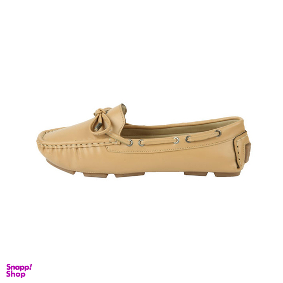 کفش کالج زنانه ست کالکشن (Set Collection) کد 2143 رنگ کرم