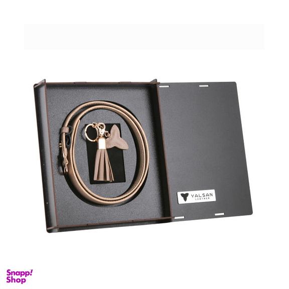 ست هدیه زنانه چرم یلسان (Yalsan Leather) مدل آتیس کد Prm-067-Gp