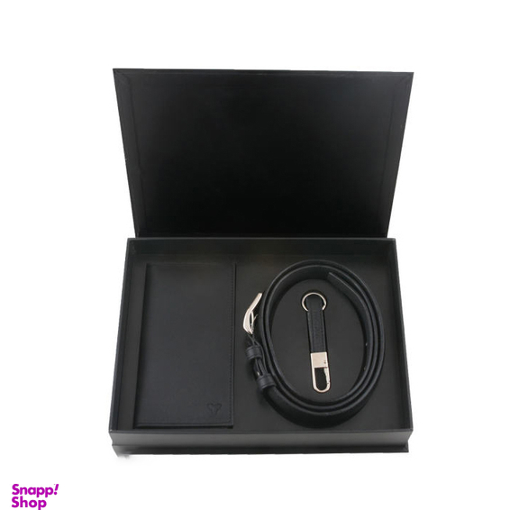 ست هدیه مردانه چرم یلسان (Yalsan Leather) مدل پارلا کد Kia-Kam-024-Gs