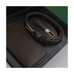 ست هدیه مردانه چرم یلسان (Yalsan Leather) مدل پارلا کد Kia-Kam-024-Gs