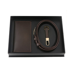 ست هدیه مردانه چرم یلسان (Yalsan Leather) مدل پارلا کد Kia-Kam-024-Gs