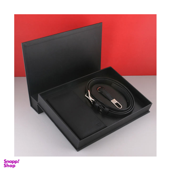 ست هدیه مردانه چرم یلسان (Yalsan Leather) مدل پارلا کد Kia-Kam-024-Gs