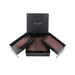 ست هدیه مردانه چرم یلسان (Yalsan Leather) مدل ماهان 3 کد Prl-Arn-059-Gf