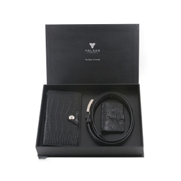 ست هدیه مردانه چرم یلسان (Yalsan Leather) مدل رادیس کد Chn-Kam-026-Gc
