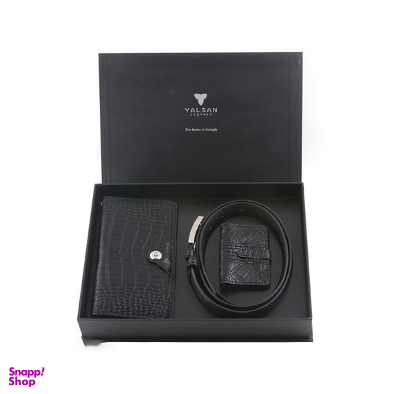 ست هدیه مردانه چرم یلسان (Yalsan Leather) مدل رادیس کد Chn-Kam-026-Gc