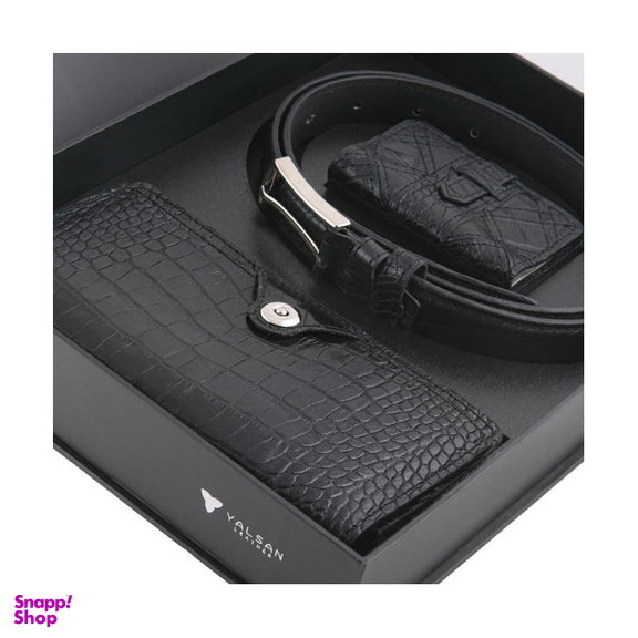 ست هدیه مردانه چرم یلسان (Yalsan Leather) مدل رادیس کد Chn-Kam-026-Gc
