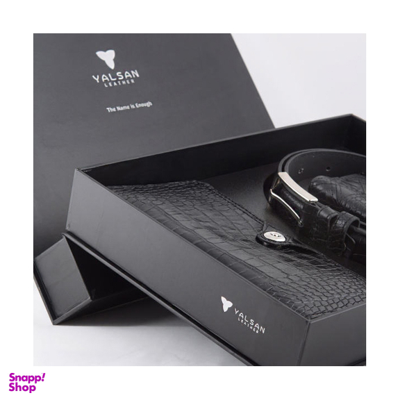 ست هدیه مردانه چرم یلسان (Yalsan Leather) مدل رادیس کد Chn-Kam-026-Gc