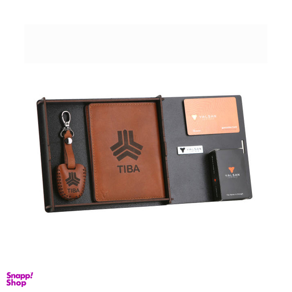 ست هدیه چرم یلسان (Yalsan Leather) مدل تیبا کد Set-300-03-Gs