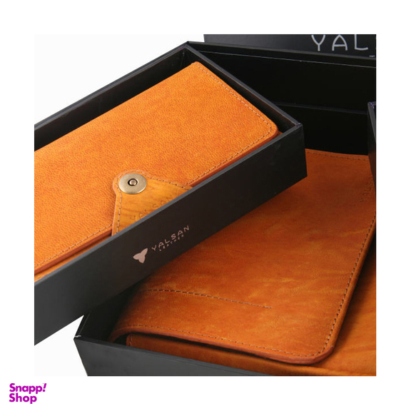 ست هدیه مردانه چرم یلسان (Yalsan Leather) مدل ماهان 2 کد Rds-Kam-058-Sh
