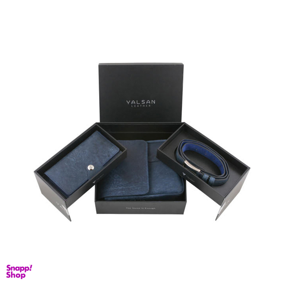 ست هدیه مردانه چرم یلسان (Yalsan Leather) مدل ماهان 2 کد Rds-Kam-058-Sh
