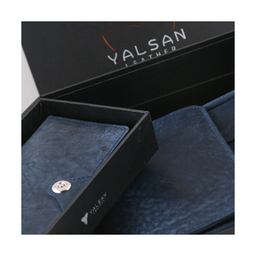 ست هدیه مردانه چرم یلسان (Yalsan Leather) مدل ماهان 2 کد Rds-Kam-058-Sh