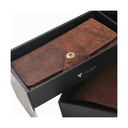 ست هدیه مردانه چرم یلسان (Yalsan Leather) مدل ماهان 2 کد Rds-Kam-058-Sh
