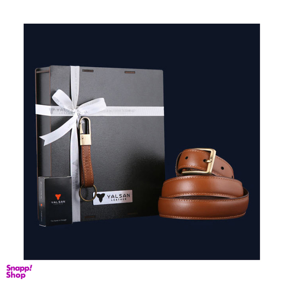 ست هدیه مردانه چرم یلسان (Yalsan Leather) مدل کایا کد Kiya-063-Gs