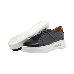 کفش زنانه چرم کاکتوس (cactus leather) مدل ws1026 رنگ مشکی ماری