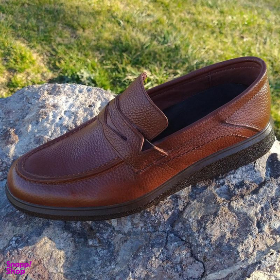 کفش طبی مردانه چرم تبریز مدل کوروش رنگ مشکی