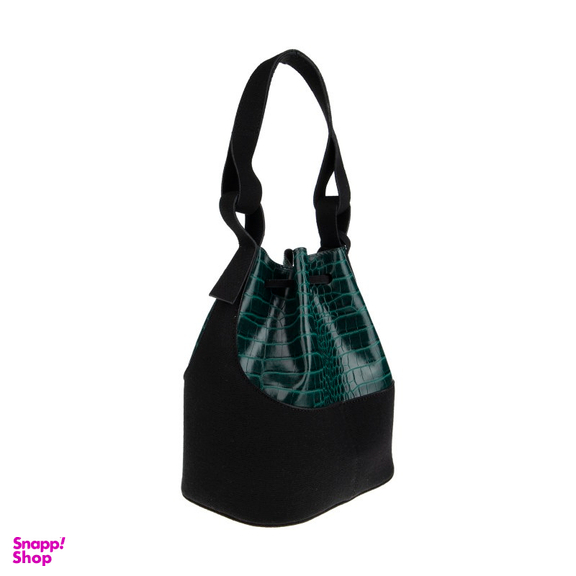 کیف دستی زنانه دنیلی (Daniellee) مدل Rome کد 402080078802 رنگ سبز-مشکی