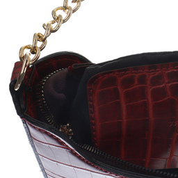 کیف رودوشی زنانه دنیلی (Daniellee) مدل Diba کد 402340405605 رنگ زرشکی