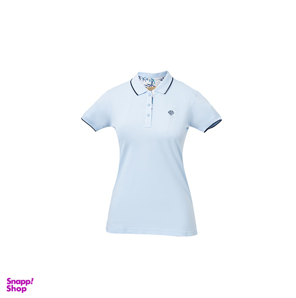 پولوشرت زنانه برنس (Bornos) مدل لانا رنگ آبی روشن