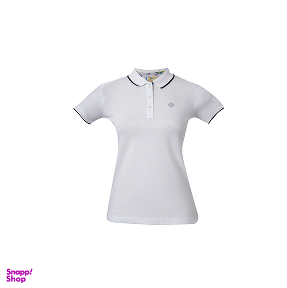 پولوشرت زنانه برنس (Bornos) مدل لانا رنگ سفید