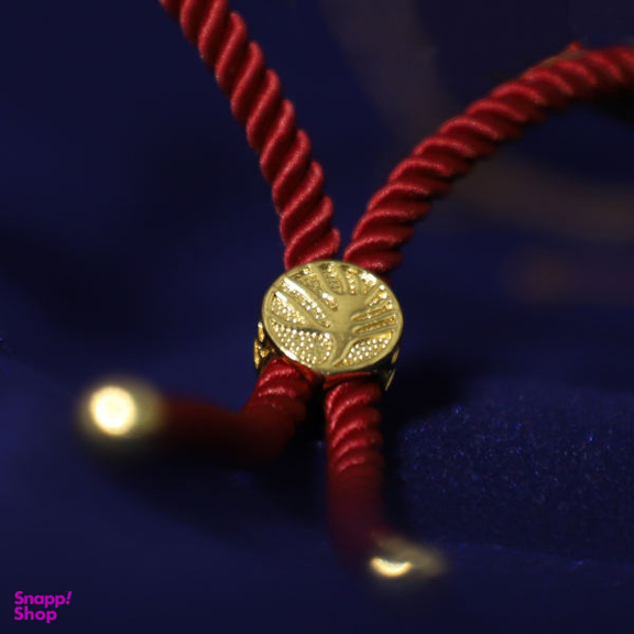 دستبند طلا 18 عیار زنانه آمانژ مدل قلب کد D9556