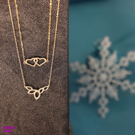 گردنبند طلا 18 عیار زنانه سانا گالری کد D9751