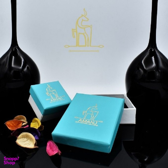 دستبند طلا 18 عیار آمانژ گالری طرح سیبیل مدل S004002