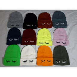 کلاه بافتنی مدل مژه