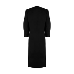 مانتو زنانه مانگ (Mong) مدل توییت پشمی بغل زیپ رنگ سبز