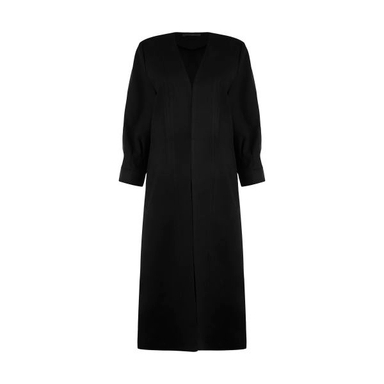 مانتو زنانه مانگ (Mong) مدل توییت پشمی بغل زیپ رنگ سبز