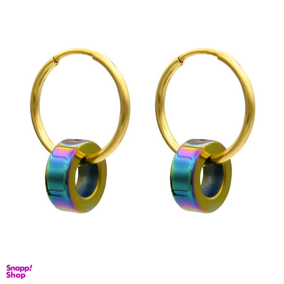 گوشواره طلا 18 عیار زنانه کاپانی مدل KE022