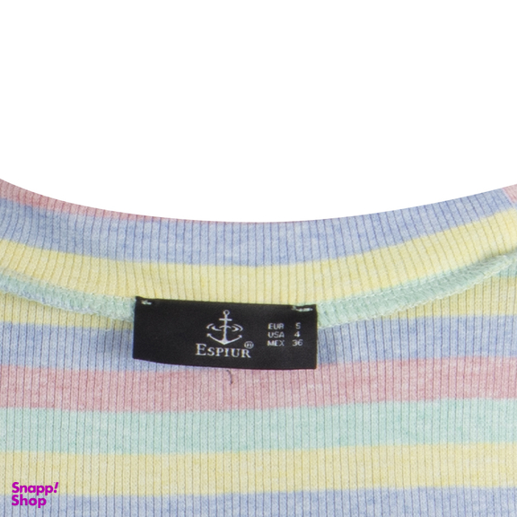 بادی ملانژ آستین کوتاه زنانه اسپیور (Espiur) مدل YMB04-21