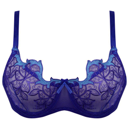 ست شورت و سوتین زنانه کارنا رز (Karena Rose) مدل گیپور کد 3374 رنگ آبی