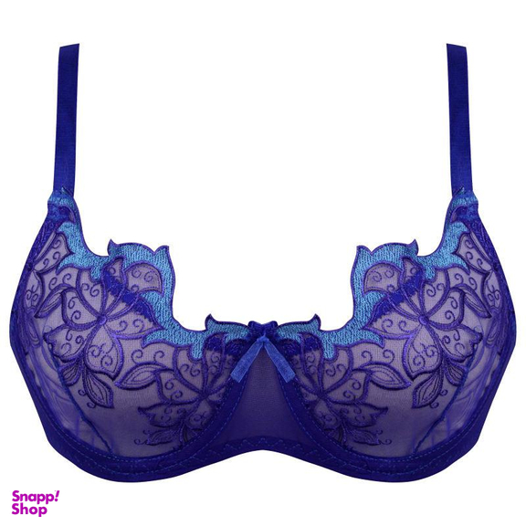 ست شورت و سوتین زنانه کارنا رز (Karena Rose) مدل گیپور کد 3374 رنگ آبی