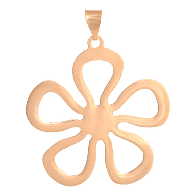 پلاک گردنبند طلای 18 عیار آمانژ گالری طرح قلب مدل 012