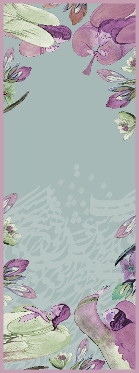شال زنانه سین گالری (Sin Gallery) طرح فرشته کد angel03