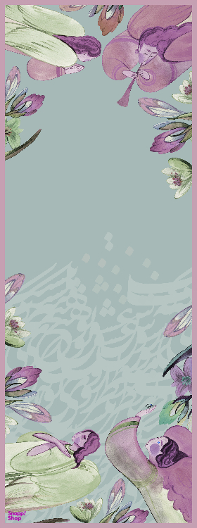 شال زنانه سین گالری (Sin Gallery) طرح فرشته کد angel03